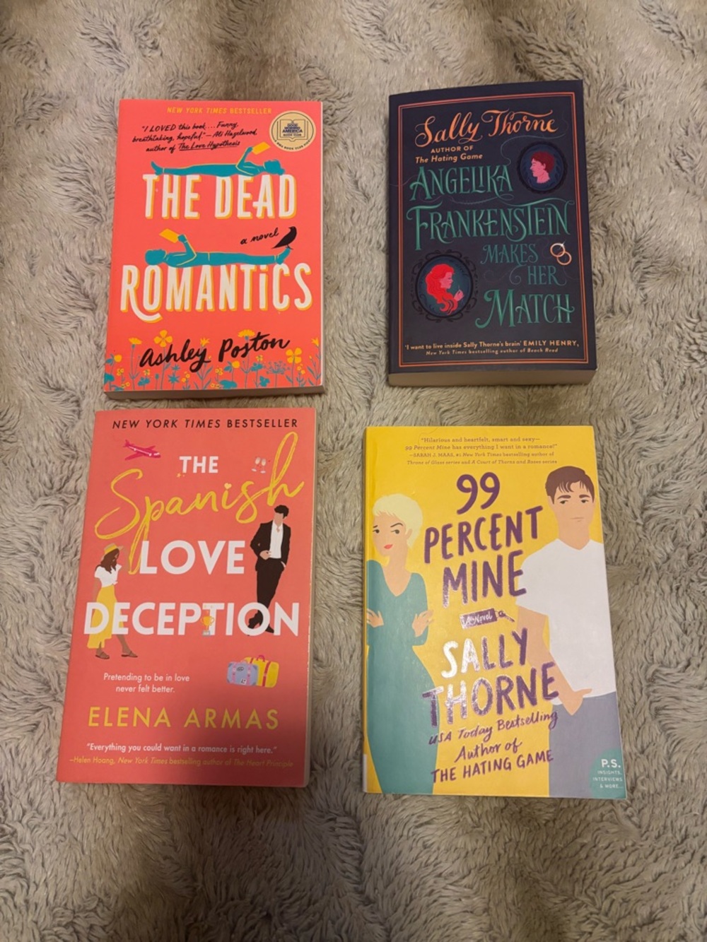 Sally Thorne Romance Book Bundle with Elena Armas and Ashley Poston